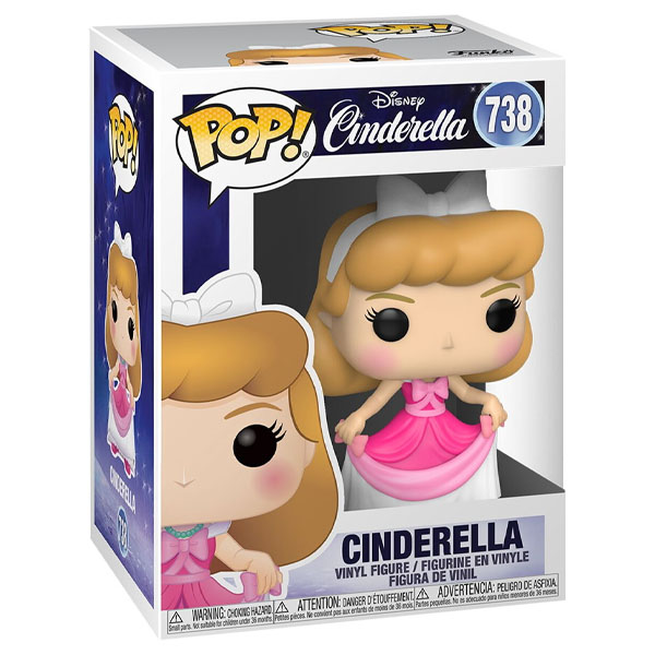 Funko POP #738 Disney Cinderella in Pink Dress Figure